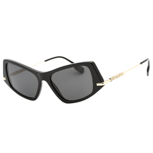 Burberry Dark Grey Lens Black Sunglasses One Size