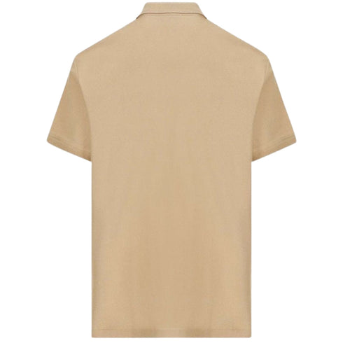 Burberry Branded Circle Logo Camel Beige Polo Shirt