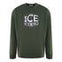 Ice Iceberg S1M-E01163415334 Green Crewneck Jumper Mens S