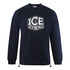 Ice Iceberg S1M-E01163416685 Navy Blue Crewneck Jumper Mens S