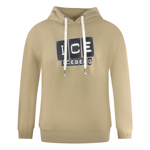 Ice Iceberg S1M-E06163411117 Beige Hoodie Mens S