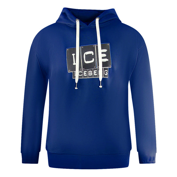Ice Iceberg S1M-E06163416677 Blue Hoodie Mens L