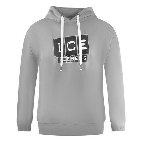Ice Iceberg S1M-E06163418989 Grey Hoodie Mens S