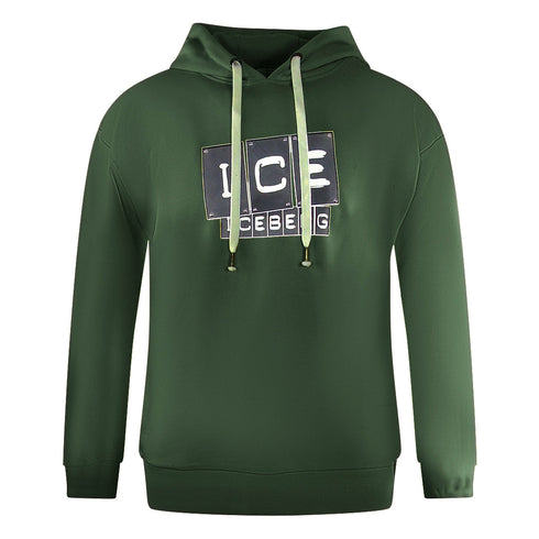 Ice Iceberg S1M-E06163415334 Green Hoodie Mens M