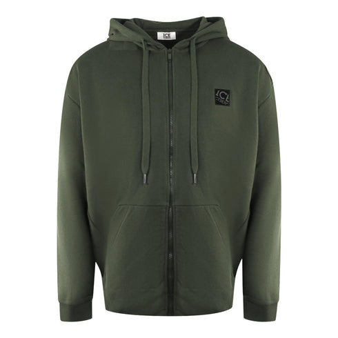 Ice Iceberg S1M-E04163415334 Green Zip Hoodie Mens S