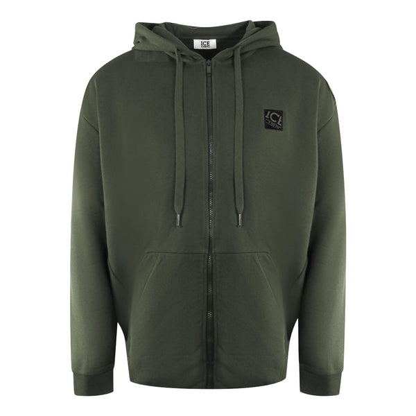 Ice Iceberg S1M-E04163415334 Green Zip Hoodie Mens S