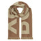 BURBERRY 8057148 Burberry logo wool jacquard scarf BIRCH BROWN SCARF MALE One Size