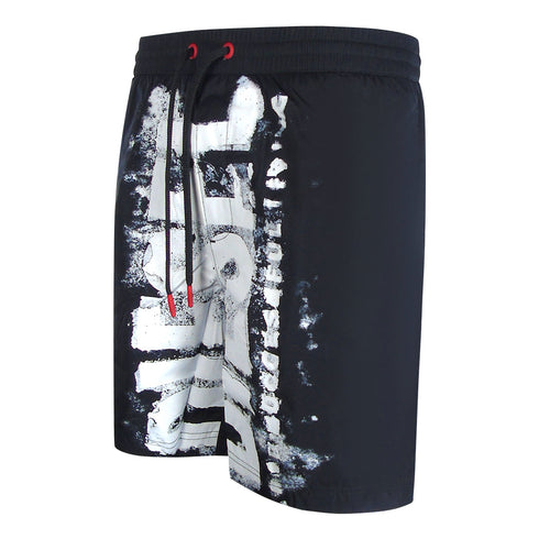 Diesel BMBX-POWEL-47.5 CALZONCINI E0013 Black Beach Shorts Mens M