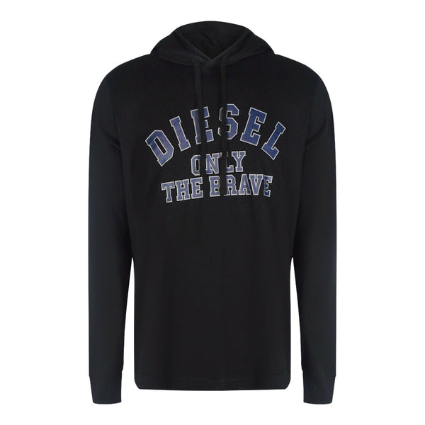 Diesel T-JUST-LS-HOOD-OUT MAGLIETTA RPATI 900 Black T-Shirt M S