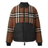 BURBERRY 8063517 Burberry Check Down Puffer Jacket DARK BIRCH BROWN PADDED COAT MALE XL