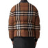 BURBERRY 8063517 Burberry Check Down Puffer Jacket DARK BIRCH BROWN PADDED COAT MALE XL