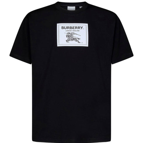 Burberry Box Logo Black T Shirt