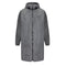 BURBERRY 8071566 Burberry Logo Printed Zipped Hooded Coat Grey JACKET MALE S