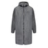BURBERRY 8071566 Burberry Logo Printed Zipped Hooded Coat Grey JACKET MALE S