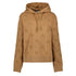 BURBERRY 8072091 Burberry Logo Embroidered Drawstring Hoodie CAMEL LEGACY (Beige) HOODED JUMPER MALE XS