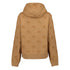 BURBERRY 8072091 Burberry Logo Embroidered Drawstring Hoodie CAMEL LEGACY (Beige) HOODED JUMPER MALE XS