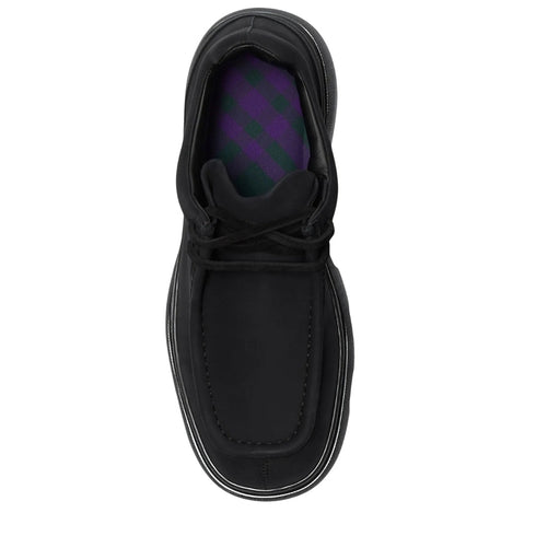 BURBERRY 8074534 Burberry Lace Up Suede Derby Shoes BLACK Shoes MALE UK 8