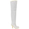 BURBERRY 8074716 Burberry Thigh High Roberta Boots FOAM/BUTTER (Light Grey) THIGH HIGH BOOTS WOMENS UK 3