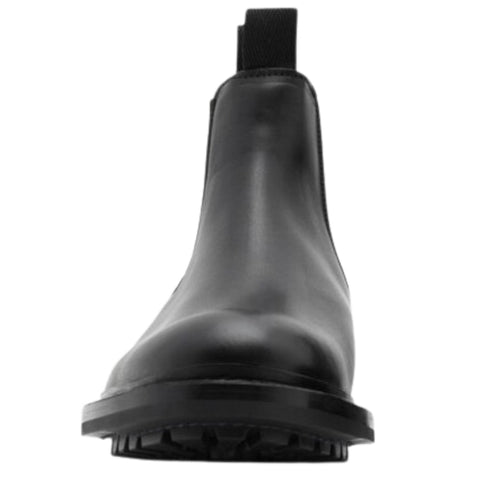 BURBERRY 8075783 Burberry x Trickers Leather Dee Low Chelsea Boots BLACK BOOT Womens UK 7