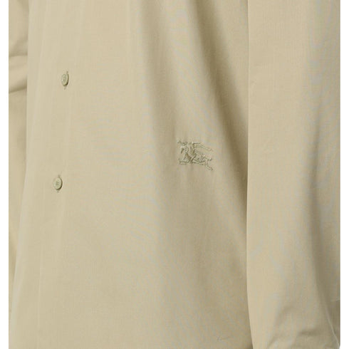 BURBERRY 8076432 Burberry Equestrian Knight-Motif Buttoned Shirt HUNTER (Green) CASUAL SHIRT MALE L