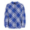 BURBERRY 8077178 Burberry Check-Pattern Hooded Zip-Up Jacket KNIGHT IP CHECK (Blue) JACKET MALE XL