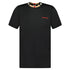 Burberry Pattern Collar Black Oversized T-Shirt S