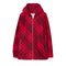 BURBERRY 8079012 Check Nylon Hooded Jacket RIPPLE IP CHECK (Red) JACKET Womens XS