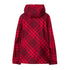 BURBERRY 8079012 Check Nylon Hooded Jacket RIPPLE IP CHECK (Red) JACKET Womens XS