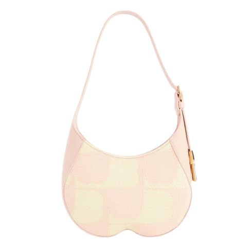 BURBERRY 8081518 Chess Small Leather Shoulder Bag BLUSH (Pink) BAG WOMENS One Size