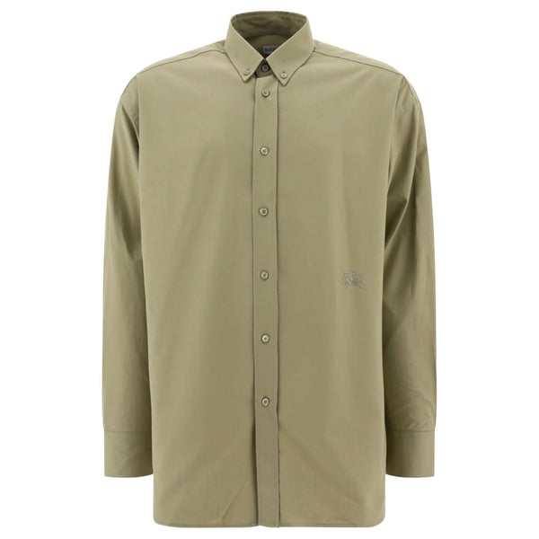 BURBERRY 8082303 Burberry Cotton Oxford Shirt HUNTER (green) CASUAL SHIRT MALE S