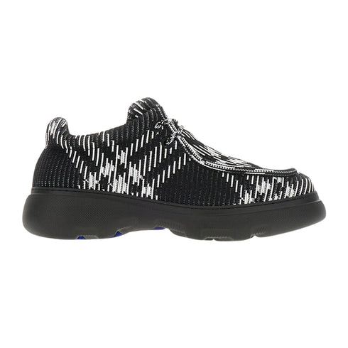 BURBERRY 8083408 Burberry Checked Creeper round-toe derby Trainers BLACK IP CHECK Trainers MALE UK 10