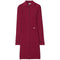BURBERRY 8084709 Burberry Ribbed EKD Long Sleeve Dress RIPPLE (Burgundy) RIBBED DRESS WOMENS M