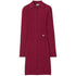 BURBERRY 8084709 Burberry Ribbed EKD Long Sleeve Dress RIPPLE (Burgundy) RIBBED DRESS WOMENS M