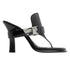 BURBERRY 8085544 Burberry Bay Leather Sandals BLACK BAY SANDAL WOMENS UK 4