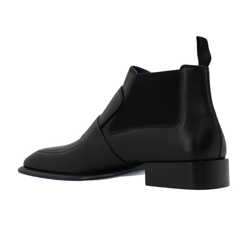BURBERRY 8087314 Burberry Shield Ankle Boots BLACK SHIELD BOOT MALE UK 8