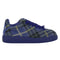 BURBERRY 8088827 Burberry Checked Box Knit Trainers BRIGHT NAVY IP CHECK BOX KNIT TRAINER MALE UK 8