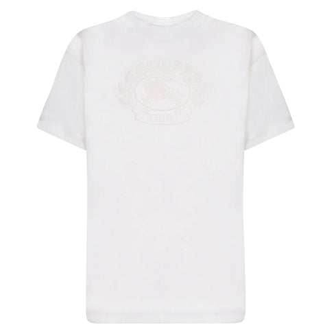 Burberry EKD Embroidered Logo Chalk T-Shirt S