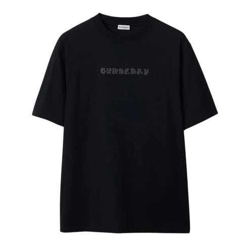 Burberry Paisley Logo Coal Black T-Shirt S