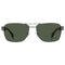 Hugo Boss Matte Ruthenium Dark Havana Legs Green Lensed Sunglasses BOSS 1441 0086 UC