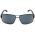 Hugo Boss 0521/S 0003 00 Matte Black (AH gray polarized lens) Sunglasses One Size