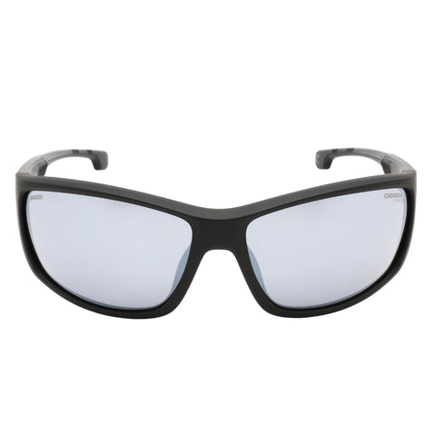 Carrera CARDUC 002/S 008A T4 Black Grey / Silver Mirror Sunglasses One Size