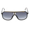 Carrera 1047/S 02M2 9O Black Gold / Grey Shaded Sunglasses One Size
