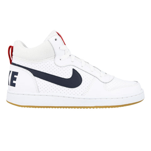 Nike 839977 107 107 White/Black/Red Trainer Nike Court Borough Mid (Gs) UK 3.5