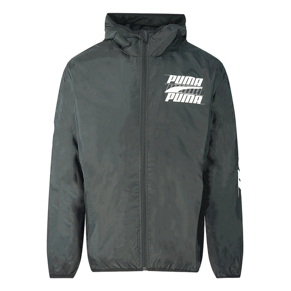 Puma Rebel Windbreaker Black Jacket 844112 01