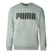 Puma Velvet Taped Logo Grey Sweatshirt - Nova Clothing