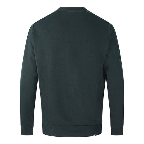 Puma Velvet Taped Logo Black Sweatshirt - Nova Clothing