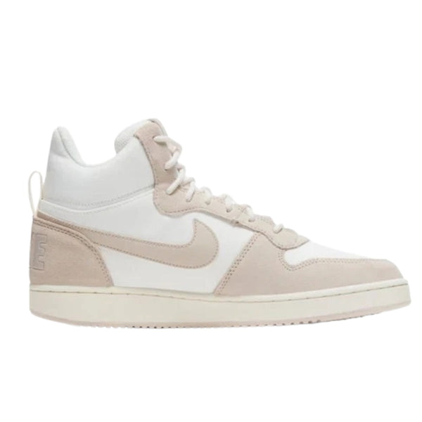 NIKE 844907 101 Nike Court Borough Mid Prem WHITE/BEIGE TRAINER WOMEN UK 3