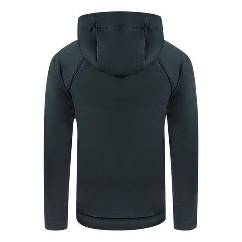 Nike Swoosh Logo Black Zip Up Hoodie