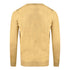 Aquascutum Check A Logo Beige V-Neck Jumper - Nova Clothing