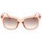 Calvin Klein CK22550S 674 DUSTY PINK / Brown Gradient Sunglasses One Size
